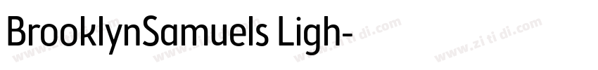 BrooklynSamuels Ligh字体转换 BrooklynSamuels Ligh字体转换